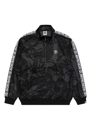 AAPE BY *A BATHING APE® logo-lettering bomber jacket - Black