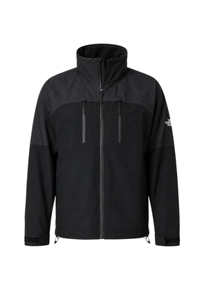 The North Face panelled check-pattern jacket - Black