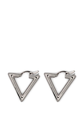 LAG WORLD Lil triangle hoop earrings - Silver