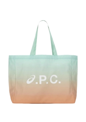 A.P.C. Diane ombre tote bag - Blue