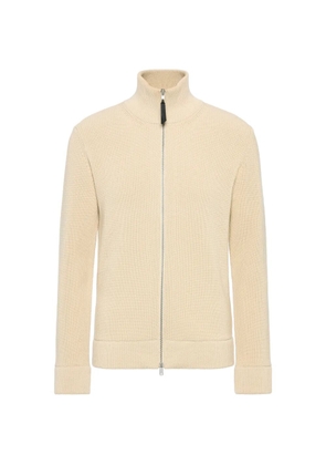 Maison Margiela ribbed-knit Camionneur sweatshirt - Neutrals
