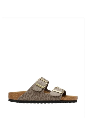 Birkenstock Arizona leopard-print sandals - Grey
