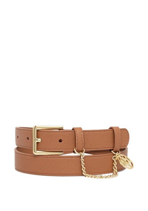 Armani Exchange chain-detail belt - Brown