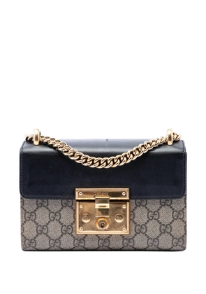 Gucci Pre-Owned 2016-2026 Small GG Supreme Padlock crossbody bag - Neutrals