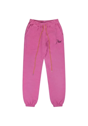 RHUDE logo-embroidered track pants - Pink