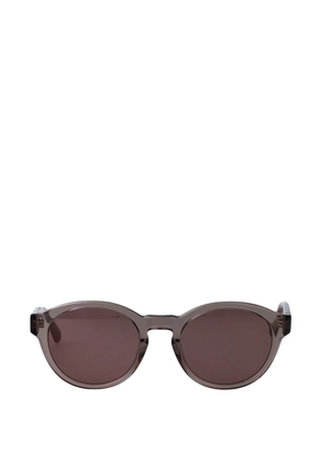 Calvin Klein Jeans round-frame logo-plaque sunglasses - Grey