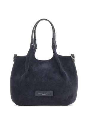 GIANNI CHIARINI Dua suede tote bag - Blue
