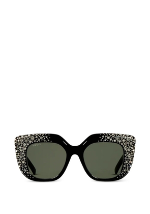 Gucci crystal-embellished sunglasses - Black