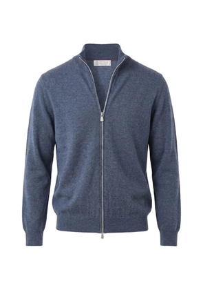 Brunello Cucinelli zip-up cardigan - Blue