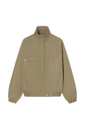 Carrer Barrau zip-up panelled jacket - Neutrals