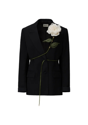 Seen Users Carnivorous Rose blazer - Black