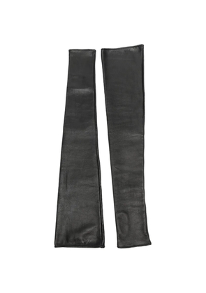 Manokhi thumb-slot leather gloves - Black