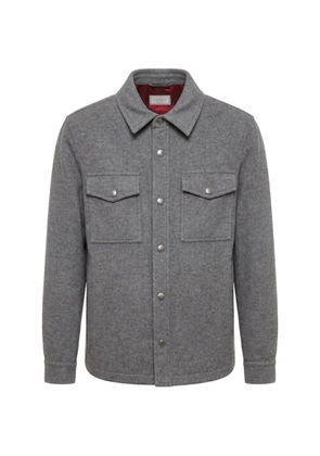 Brunello Cucinelli cashmere shirt jacket - Grey