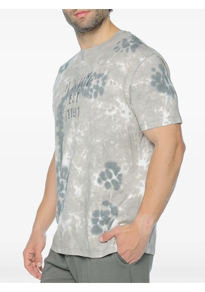 Armani Exchange tie-dye logo-print T-shirt - Neutrals