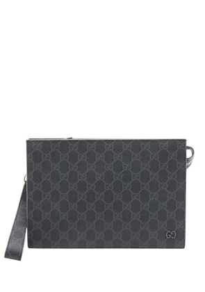Gucci Pre-Owned 2016-2026 GG Supreme clutch bag - Black