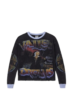 Vale Wrath Of Faith Thermal waffle-knit sweater - Black