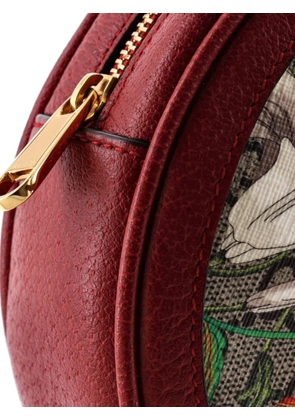 Gucci Pre-Owned Ophidia Round Flora GG Coated Canvas Mini backpack - Multicolour