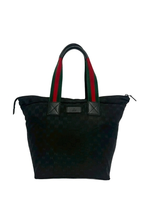 Gucci Pre-Owned 2000-2015 Canvas Web tote bag - Black