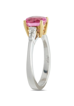 LB Exclusive sapphire and diamond ring - Silver