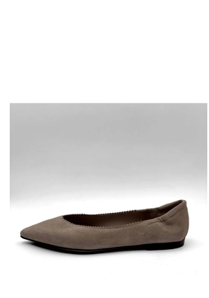Pomme D´Or pointed-toe scalloped ballet flats - Neutrals