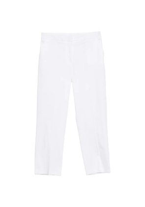 ZANETTI straight-leg tailored trousers - White