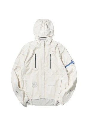 UPPERVOID hooded zip-pocket jacket - Neutrals