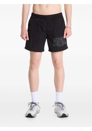 C.P. Company Eco-Chrome R graphic-embroidered swim shorts - Black