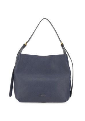 GIANNI CHIARINI Barbara hammered leather shoulder bag - Blue