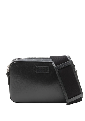 Gucci Pre-Owned 2000-2015 GG Supreme Trimmed Calfskin crossbody bag - Black