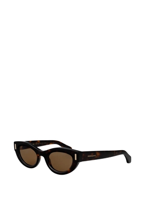 Ferragamo Eyewear SF2062SE tortoiseshell-effect sunglasses - Brown