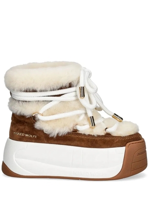 NAKED WOLFE 70mm Darling boots - Neutrals