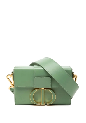Christian Dior Pre-Owned 2020 Micro Smooth Calfskin 30 Montaigne Flap crossbody bag - Green