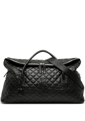 Saint Laurent Pre-Owned 2023 Quilted Calfskin ES Giant travel bag - Black