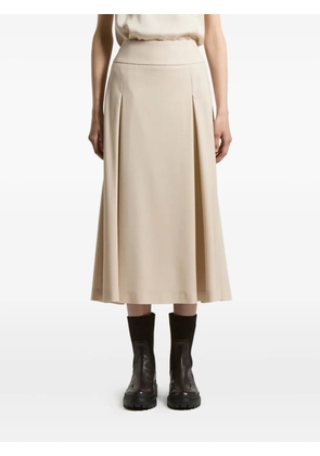 Peserico pleated midi skirt - Neutrals