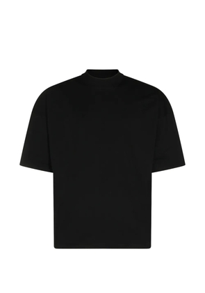 Jil Sander mock-neck short-sleeve T-shirt - Black