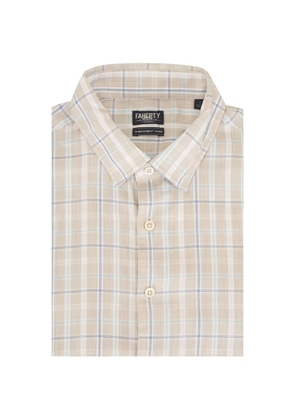 FAHERTY Movement check-print shirt - Neutrals