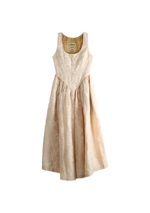Uma Wang jacquard-woven corset-style dress - Neutrals