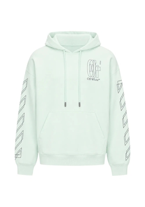 Off-White Outline Double Arrow Skate hoodie - Green
