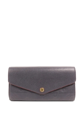 Louis Vuitton Pre-Owned Sarah long wallet - Blue