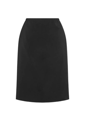 The Row Ivera elasticated-waistband midi skirt - Black