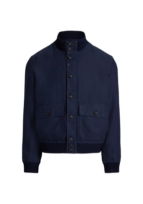 Polo Ralph Lauren button-up bomber jacket - Blue