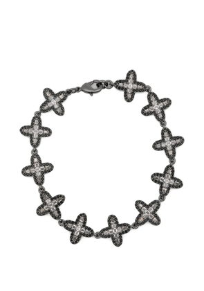 DARKAI clover crystal-embellished bracelet - Black