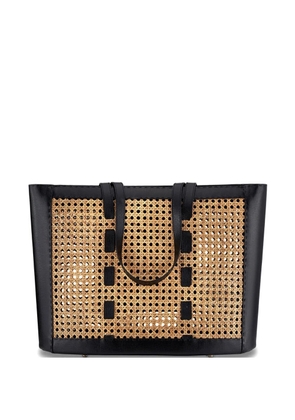 Tyler Ellis jumbo Bristol wicker-leather tote bag - Neutrals
