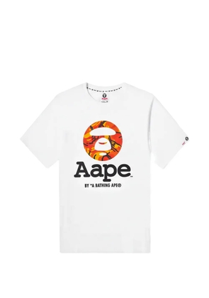 A BATHING APE® Moonface-print T-shirt - White