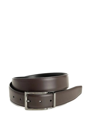 Ferragamo Gancini reversible leather belt - Brown