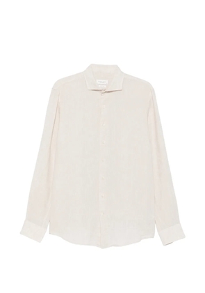 Profuomo French-linen shirt - Neutrals