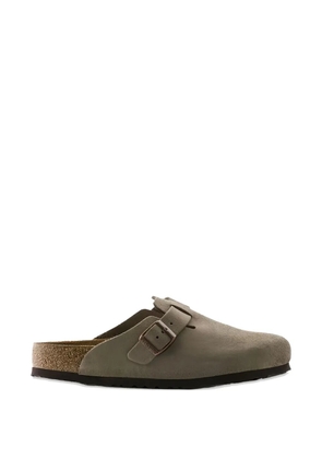 Birkenstock Boston suede mules - Neutrals