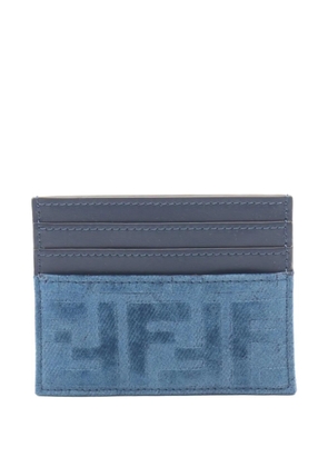 Fendi Pre-Owned 2020s FF-motif card case - Blue
