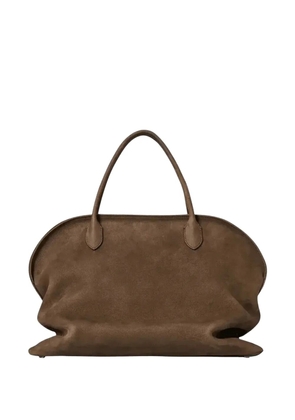 The Row 15 Agnes leather tote bag - Brown
