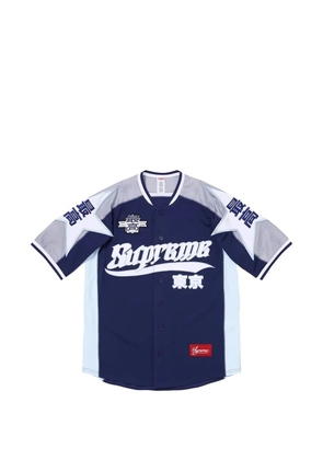 Supreme star-patch shirt - Blue